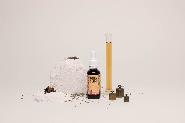 <p>Toba Slim, een unieke combinatie van kruiden die je helpen om op een natuurlijke manier af te vallen</p> image